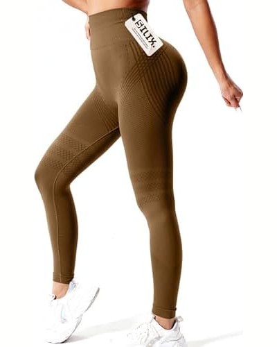 3D Compression Sculpting Leggings for Women — Coffee