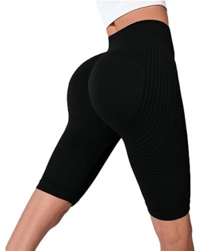 3D Compression Shorts for Women — Black