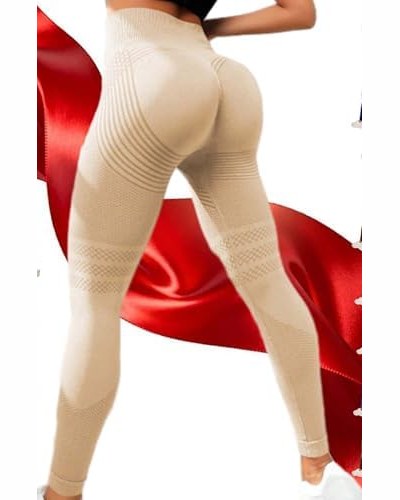 3D Leggings for Women, All-Day Comfort — Beige