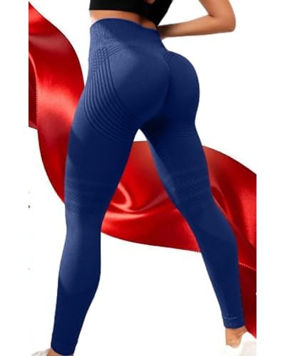 3D Leggings for Women, All-Day Comfort — Dark Blue