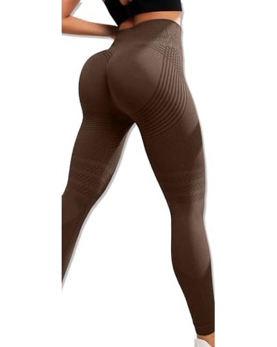 3D Sculpting & Smoothing Leggings — Brown