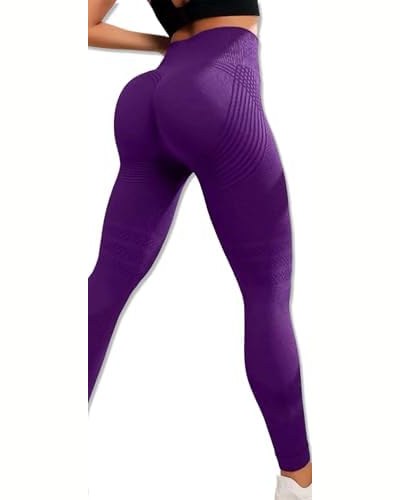 3D Sculpting & Smoothing Leggings — Purple C